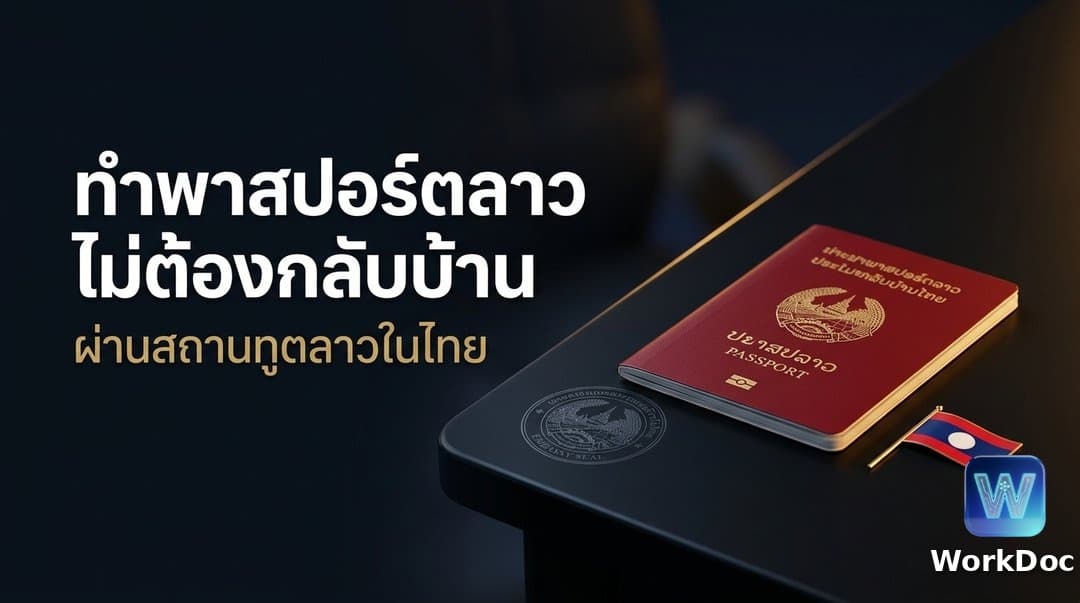 ทำพาสปอร์ตลาวแบบ VIP (ไม่ต้องเดินทางกลับประเทศ)