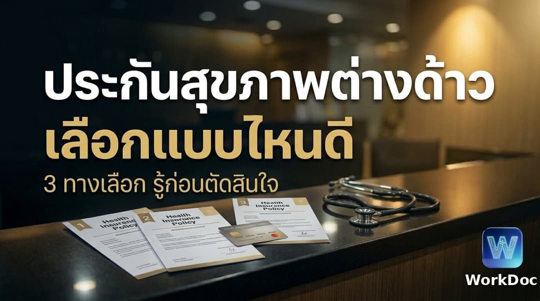 ประกันสุขภาพสำหรับแรงงานต่างด้าวในประเทศไทย 3 ทางเลือก