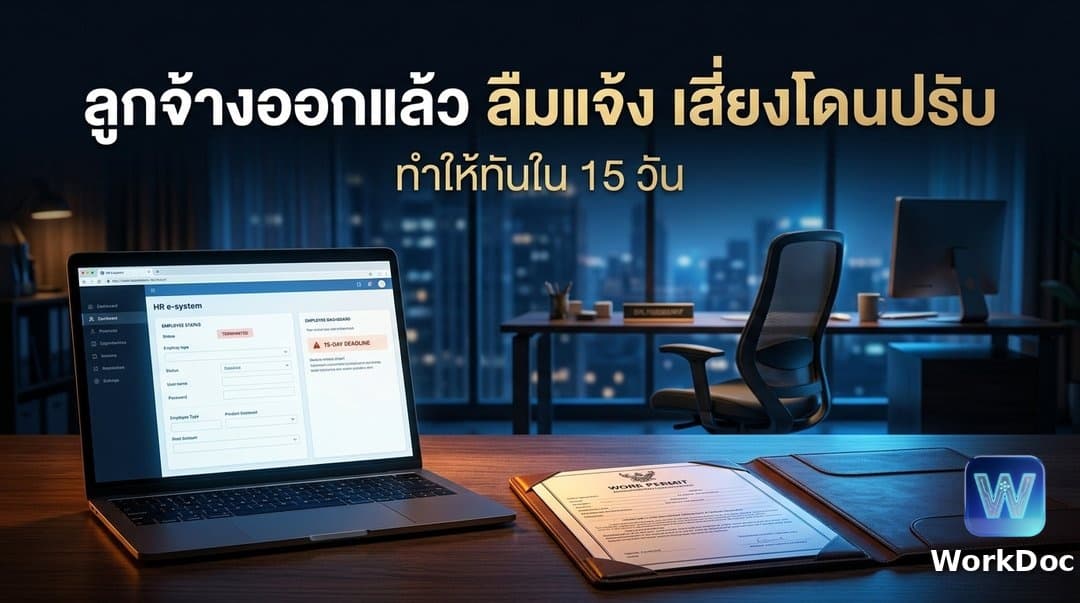 การแจ้งออกแรงงานต่างด้าว ขั้นตอนและเอกสารที่ต้องใช้