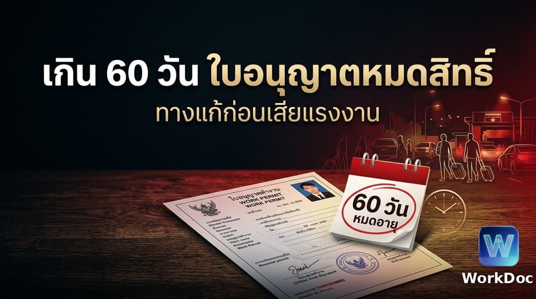 แจ้งออกแรงงานต่างด้าวเกิน 60 วันต้องทำอย่างไร