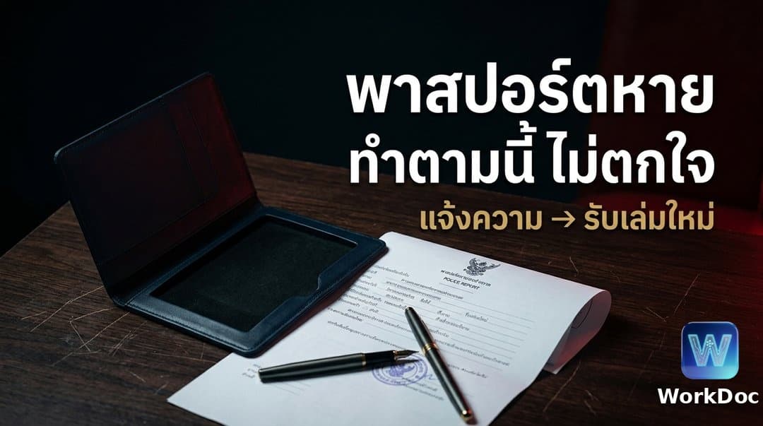 หนังสือเดินทาง (Passport) หาย ต้องทำอย่างไร